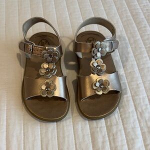 Toddler Girl Rose Gold Footmates Size 9